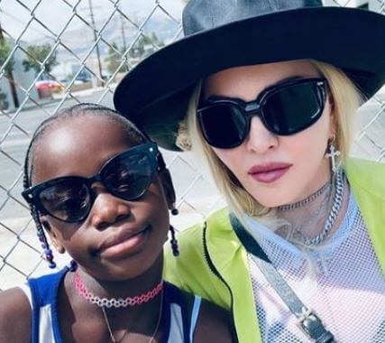 Estere Ciccone with her mother Madonna.